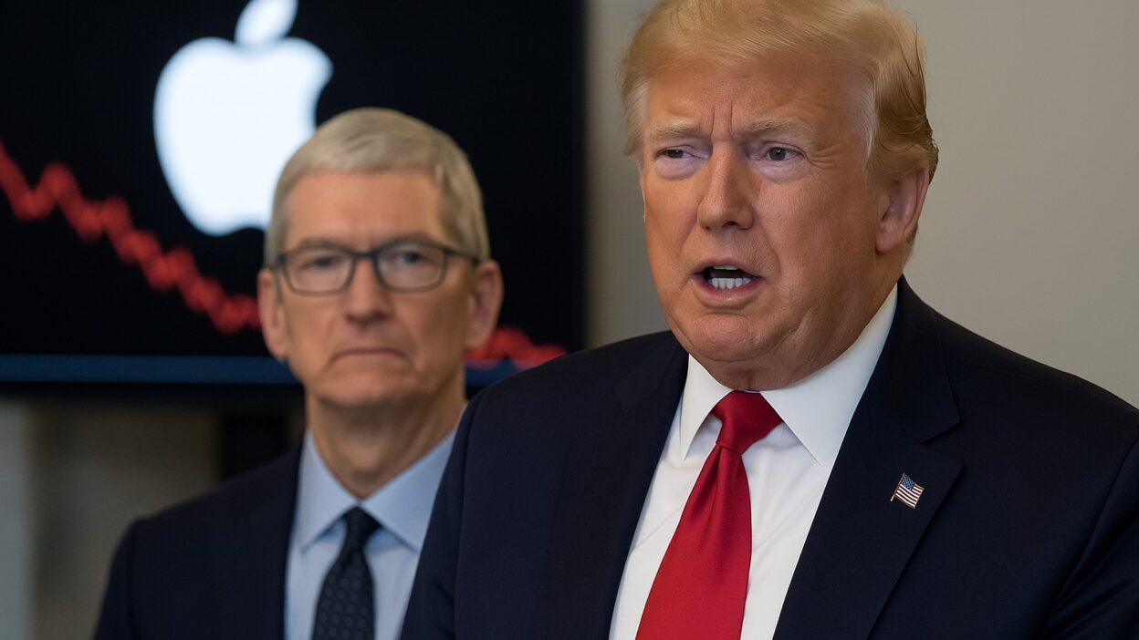 Trump vyvíjí tlak na Apple kvůli výrobě iPhonů mimo USA. Akcie klesají