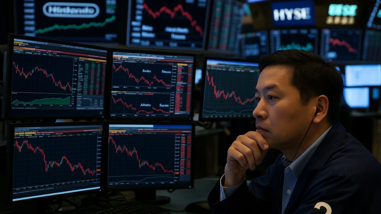 Asijské akcie klesají kvůli obavám z inflace a cel, Hongkong  těží z optimismu kolem Nvidie